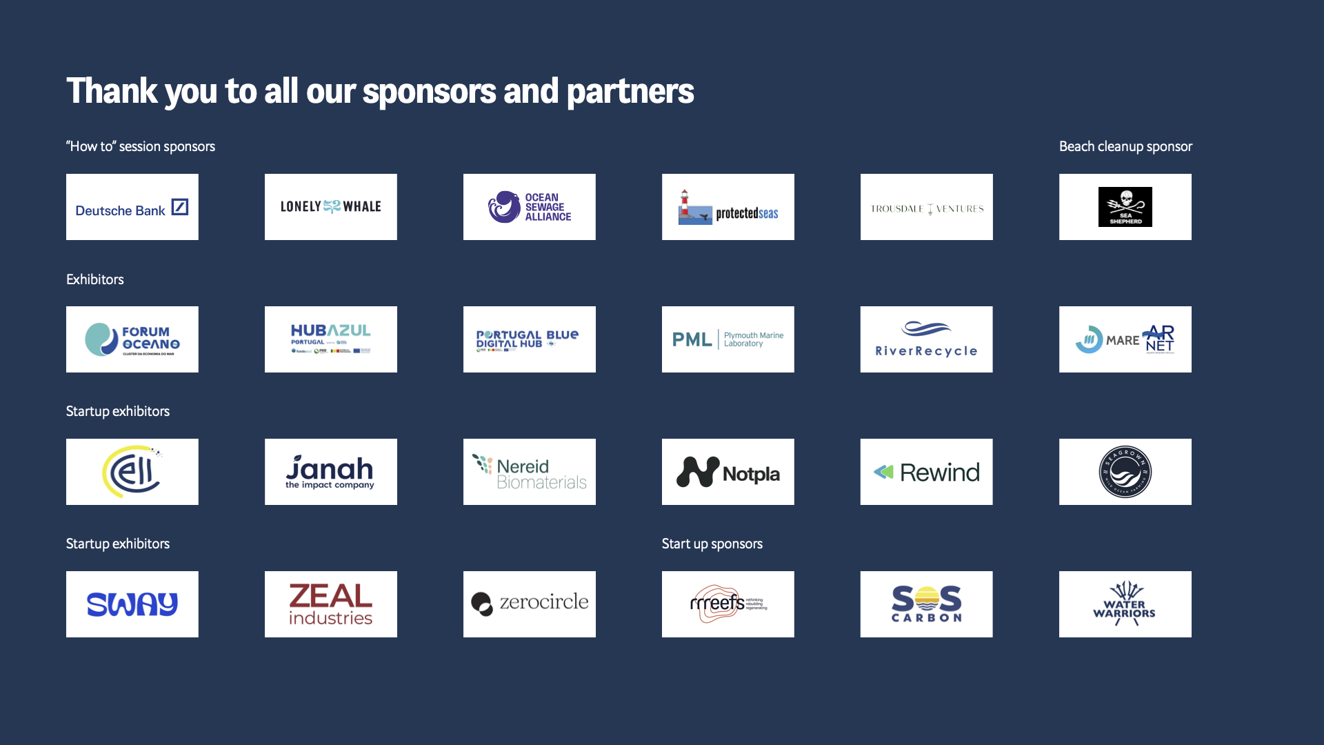 Sponsors and Partners