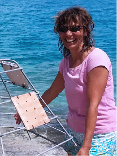 Dr. Samia Sarkis leading research on coral resilience in Bermuda.